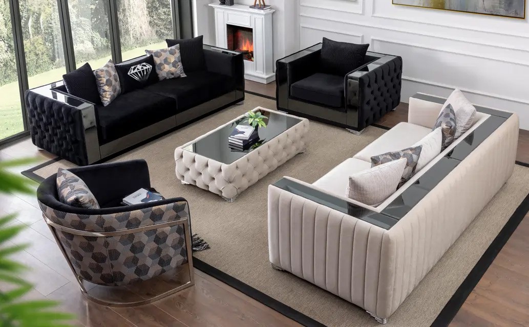 Experience Luxury and Comfort with our High-Quality, Elegant, and Custom-Made Sofa Set
