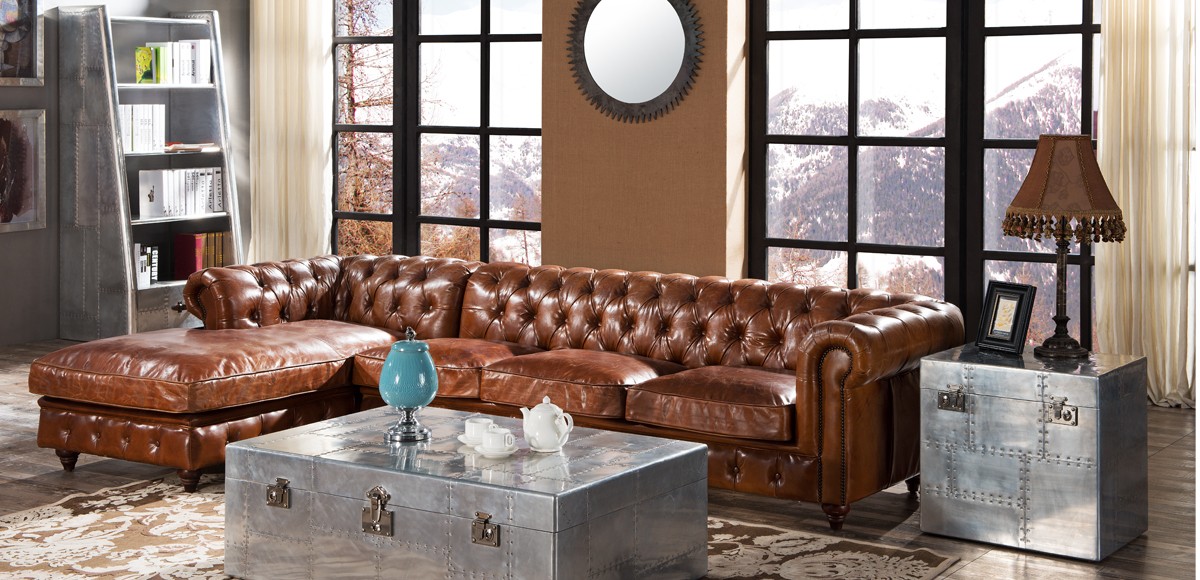 Leather Chesterfield Sofas