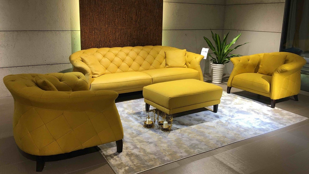Luxuriate in Style and Comfort with Our Custom-Made and Elegant Sofa Set