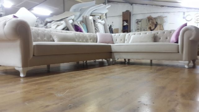Chesterfield Corner Sofas L Shaped Chesterfield Sectional Sofas