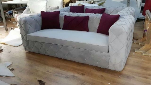 Custom Luxury Couches Designs Velvet Fabric Sofa Couches Design