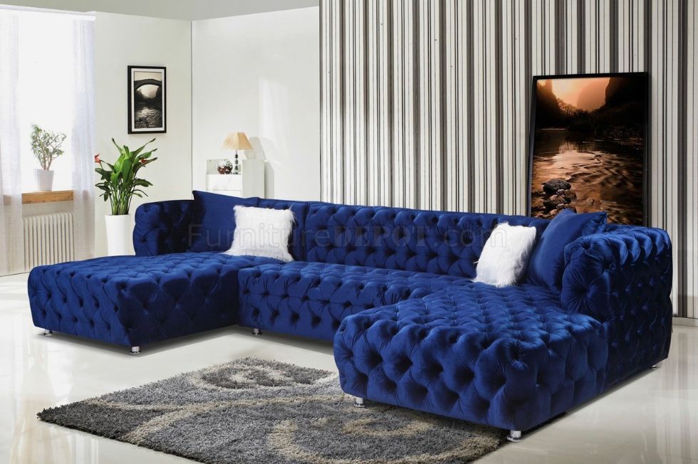 Kodu: 13026 - Fully Tufted Decor L Chesterfield Sofa Corner Sectional Design Luxury Exclusive Fabrics Leather