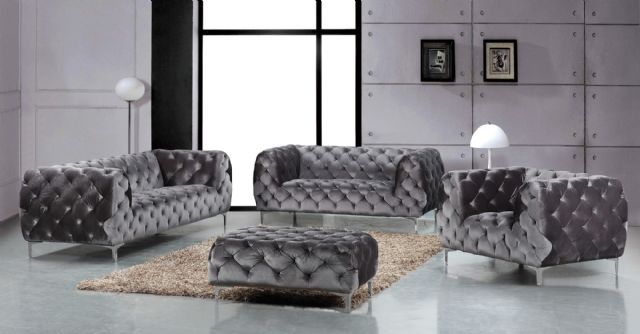 Luxury Sofa Sets Chesterfield Modern Designs Custom Exclusive Changeable Options Colors Dimensions