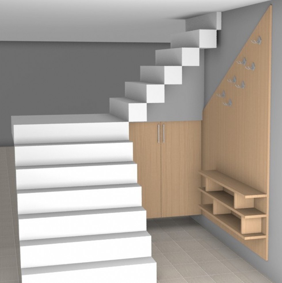 Kodu: 13040 - Maximizing Space: Creative Under Stairs Furniture Cabinets