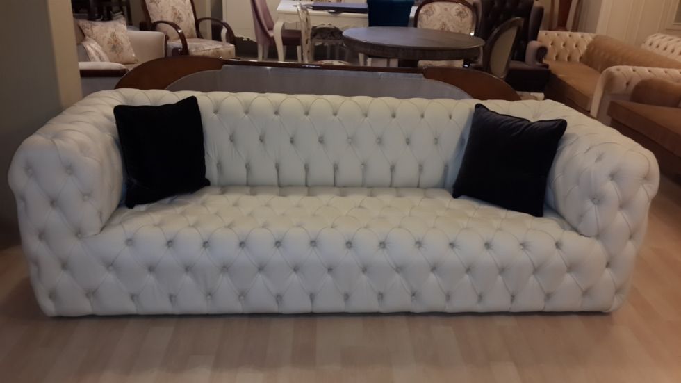 Kodu: 12569 - Modern Decor Chesterfield Sofa Design Fully Tufted Luxury Exclusive