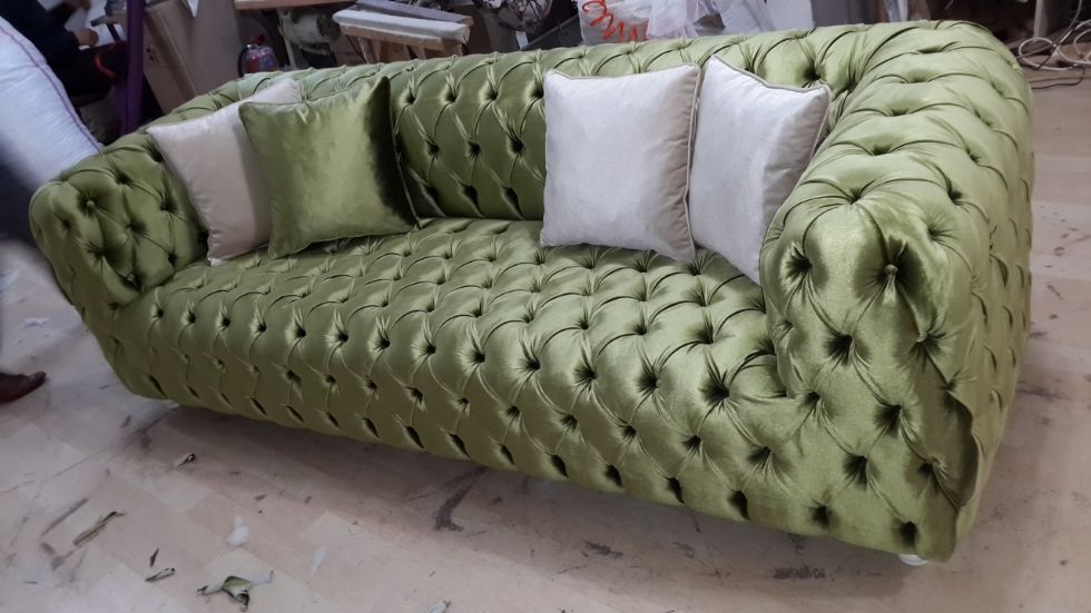Kodu: 12573 - Modern Decor Chesterfield Sofa Design Fully Tufted Luxury Exclusive