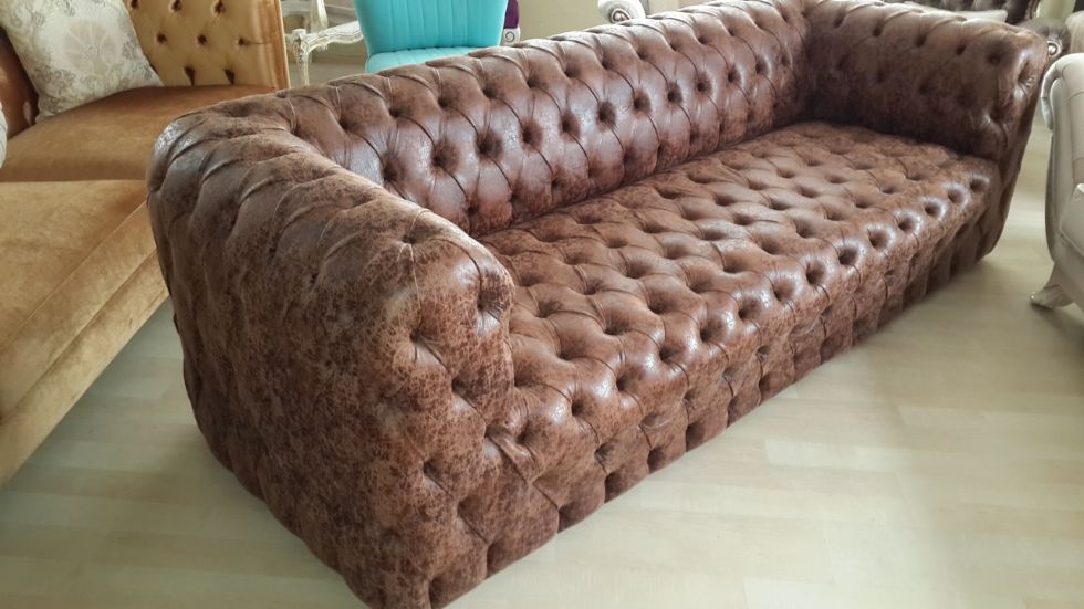 Kodu: 12579 - Modern Decor Chesterfield Sofa Design Fully Tufted Luxury Exclusive
