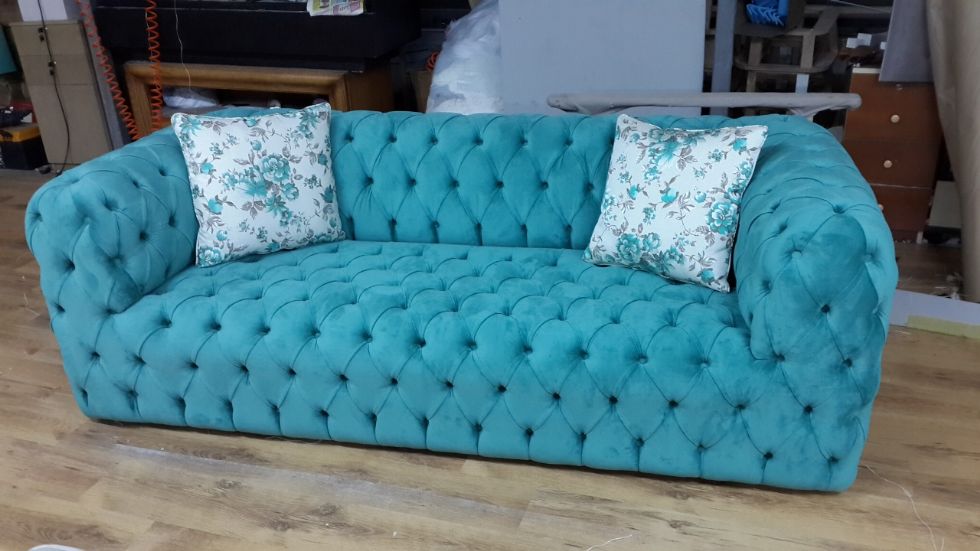 Kodu: 12583 - Modern Decor Chesterfield Sofa Design Fully Tufted Luxury Exclusive