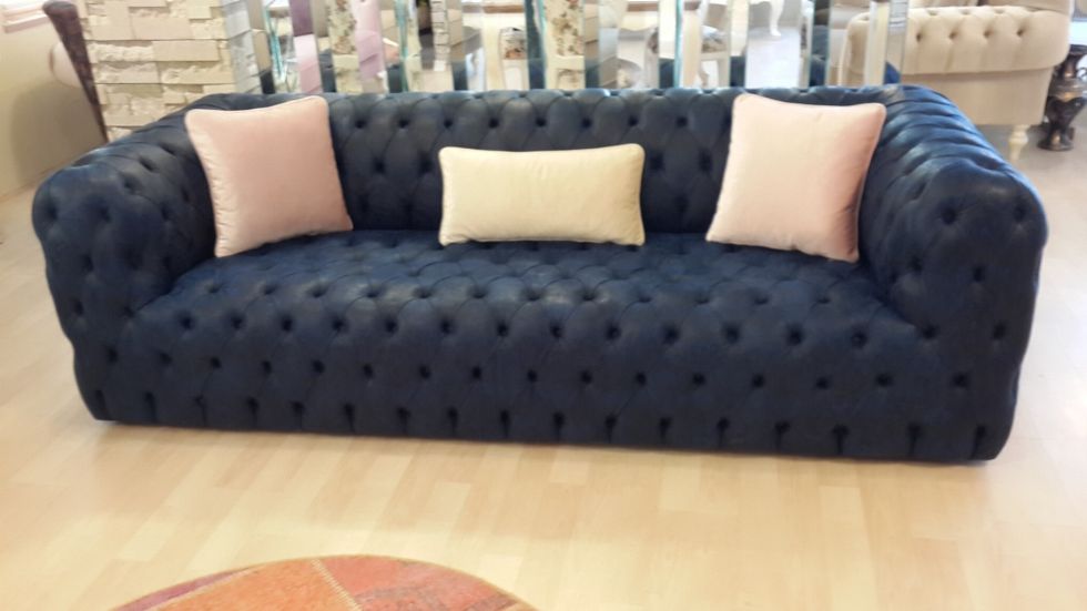 Kodu: 12594 - Modern Decor Chesterfield Sofa Design Fully Tufted Luxury Exclusive