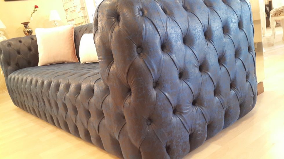 Kodu: 12595 - Modern Decor Chesterfield Sofa Design Fully Tufted Luxury Exclusive