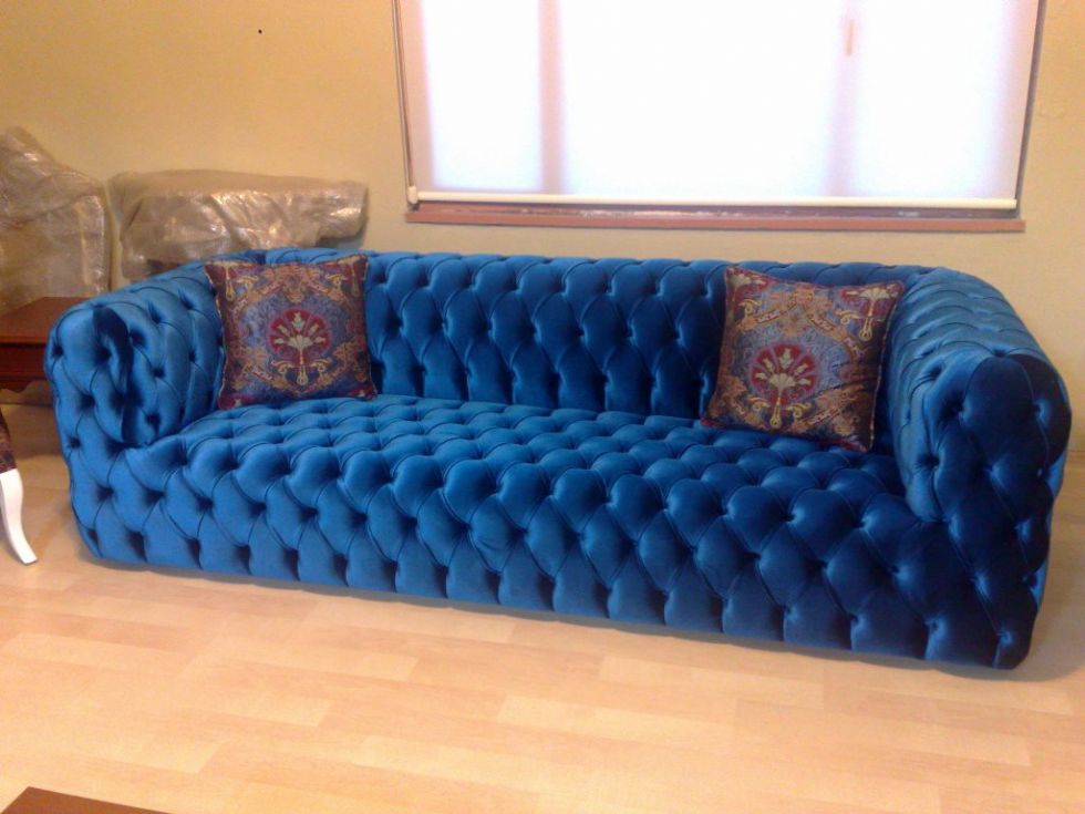 Kodu: 12596 - Modern Decor Chesterfield Sofa Design Fully Tufted Luxury Exclusive