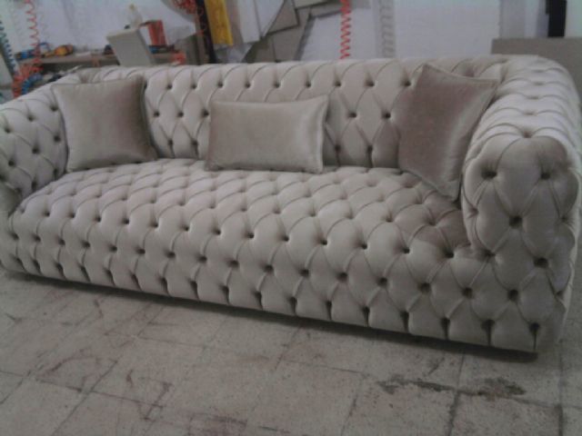 Modern Decor Chesterfield Sofa Design Fully Tufted Luxury Exclusive