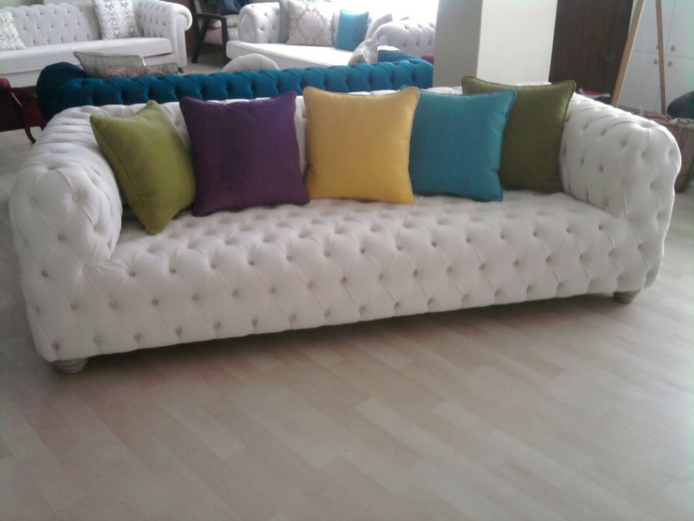 Kodu: 12600 - Modern Decor Chesterfield Sofa Design Fully Tufted Luxury Exclusive