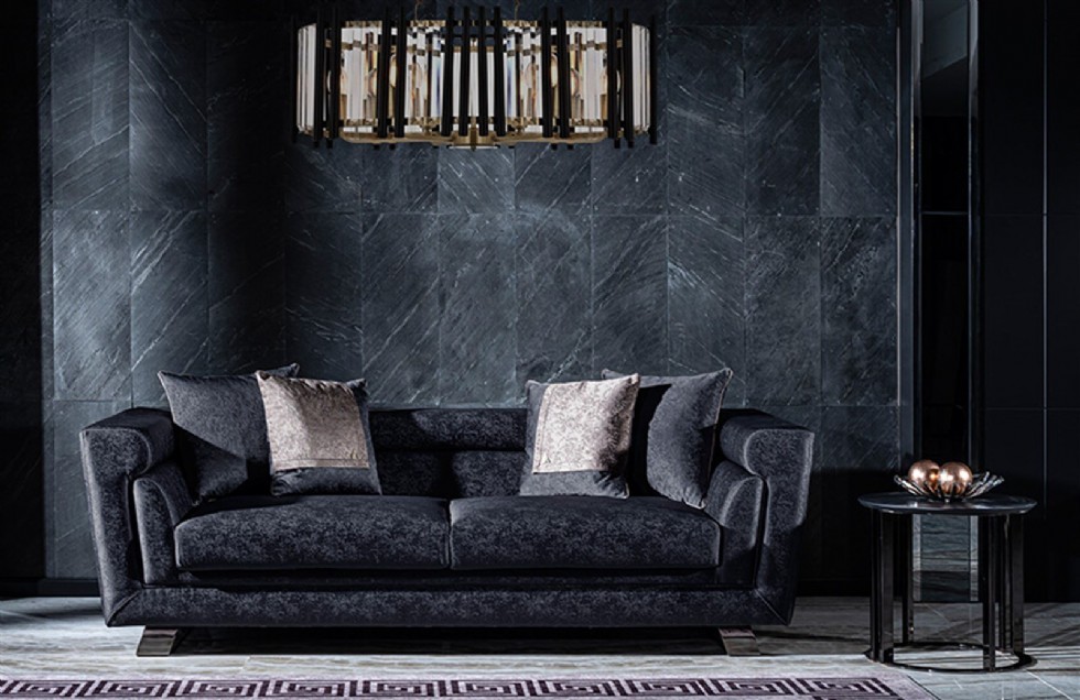 Kodu: 13736 - Stylish And Modern Black Sofa Designs For Elegant Interiors