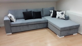 Exclusive L Shaped Sofabed Custom Size And Color Options